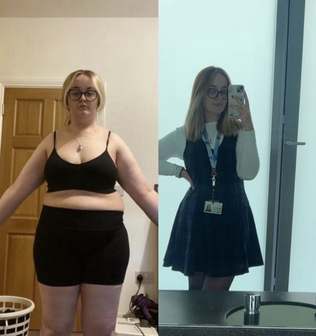 Client transformation before and after