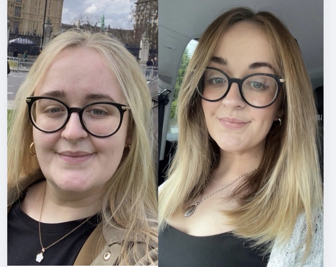 Client transformation before and after
