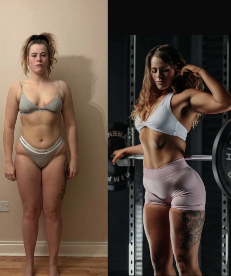 Client transformation before and after