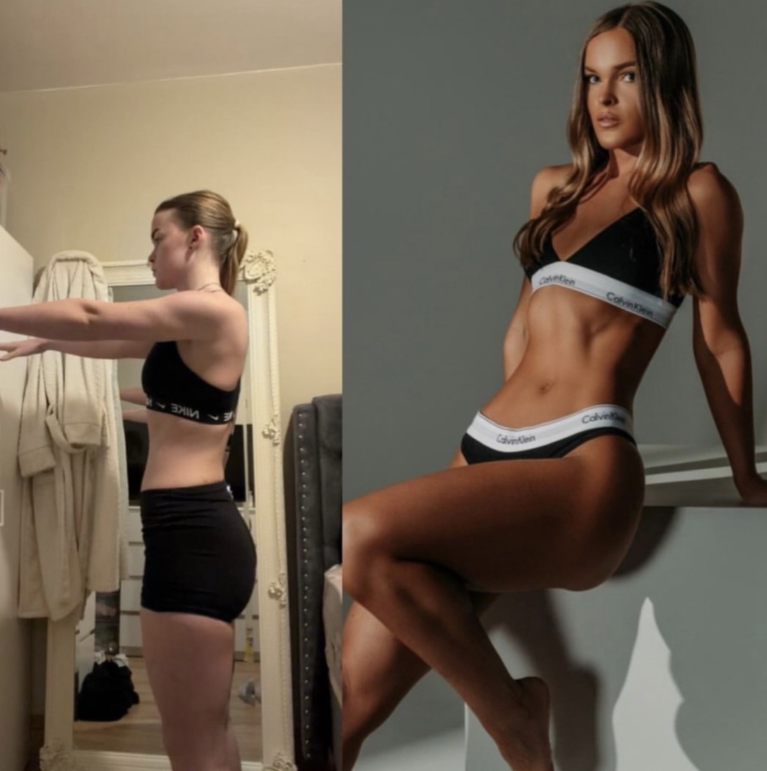 Client transformation before and after