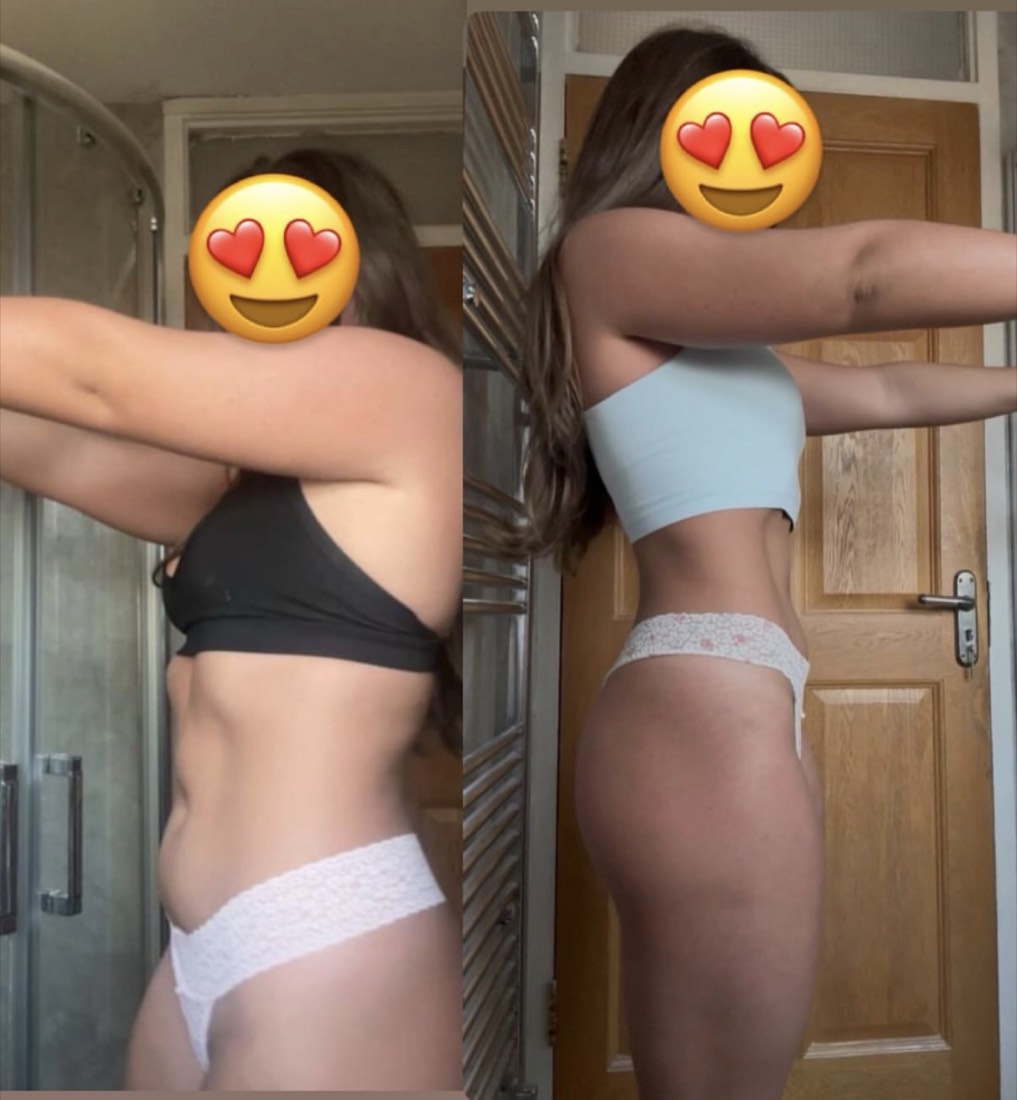 Client transformation before and after