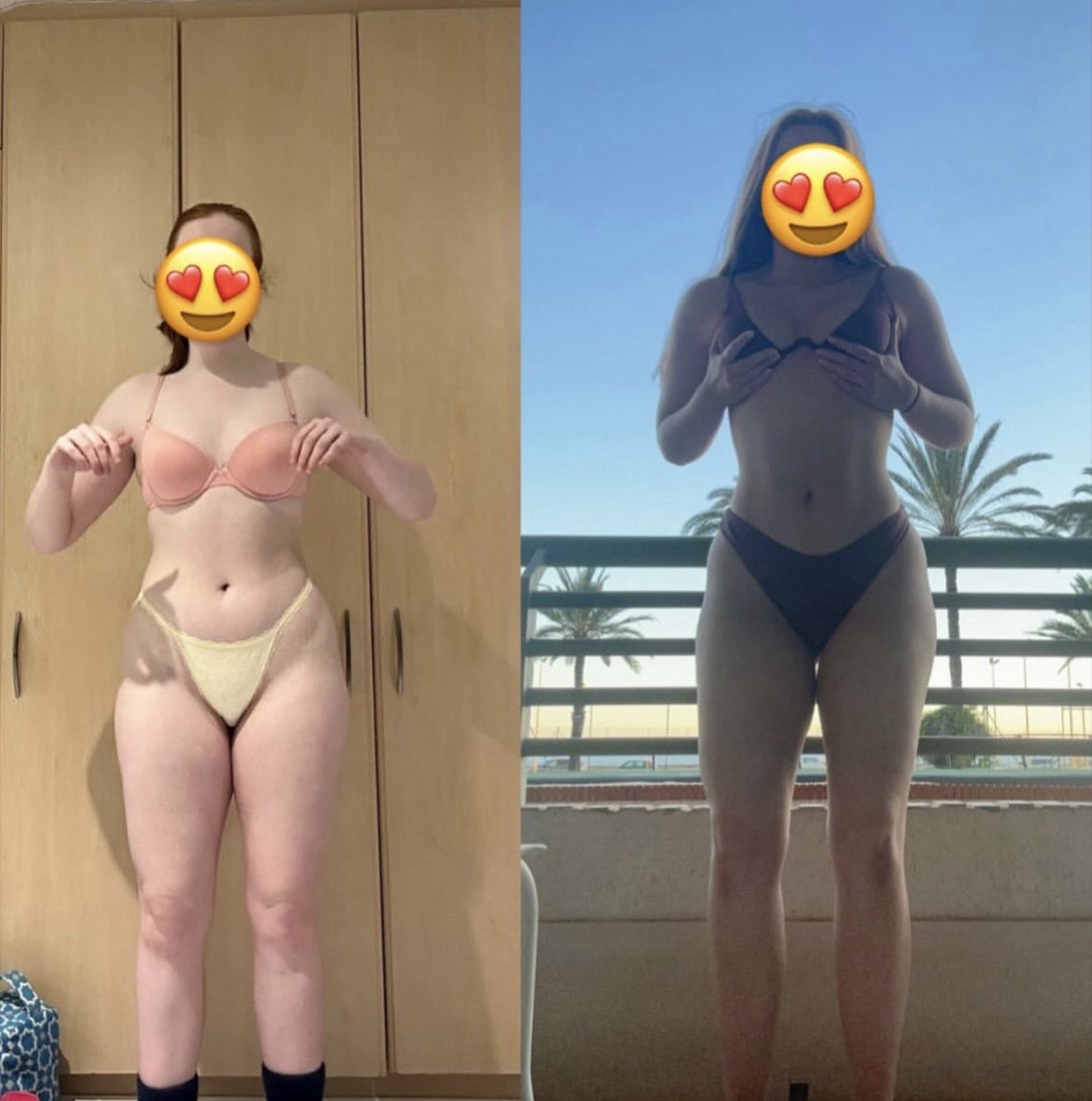 Client transformation before and after